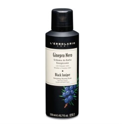 confezione di L’Erbolario Ginepro Nero Schiuma Barba Energizzante Confezione 200ml