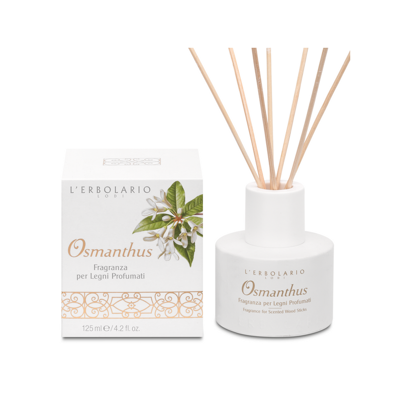 confezione di L’Erbolario Osmanthus Fragranza Legni Profumati Confezione 125ml confezione di L’Erbolario Osmanthus Fragranza Legni Profumati Confezione 125ml