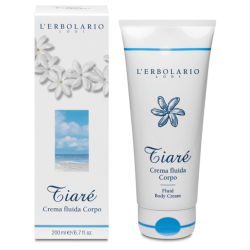 confezione di L’Erbolario Tiaré Crema Fluida Corpo Confezione 200ml