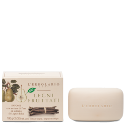 confezione di L’Erbolario Legni Fruttati Sapone Confezione 100 Gr confezione di L’Erbolario Legni Fruttati Sapone Confezione 100 Gr