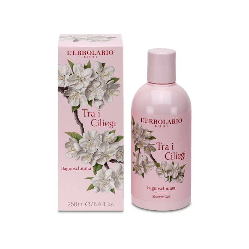 confezione di L’Erbolario Tra I Ciliegi Bagnoschiuma Confezione 250ml confezione di L’Erbolario Tra I Ciliegi Bagnoschiuma Confezione 250ml