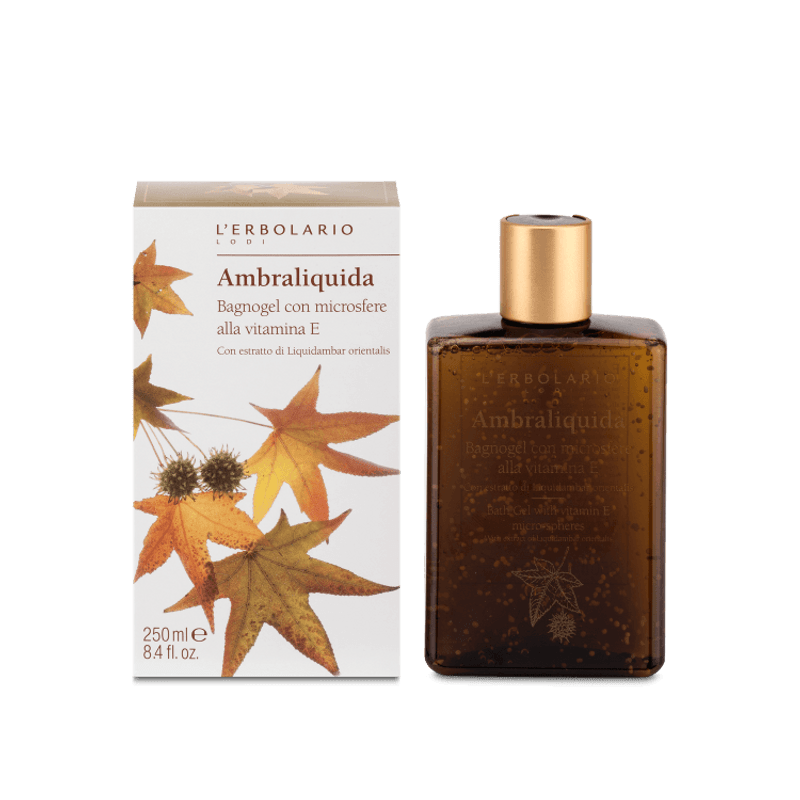 confezione di L’Erbolario Ambraliquida Bagnogel Con Microsfere Confezione 250ml confezione di L’Erbolario Ambraliquida Bagnogel Con Microsfere Confezione 250ml