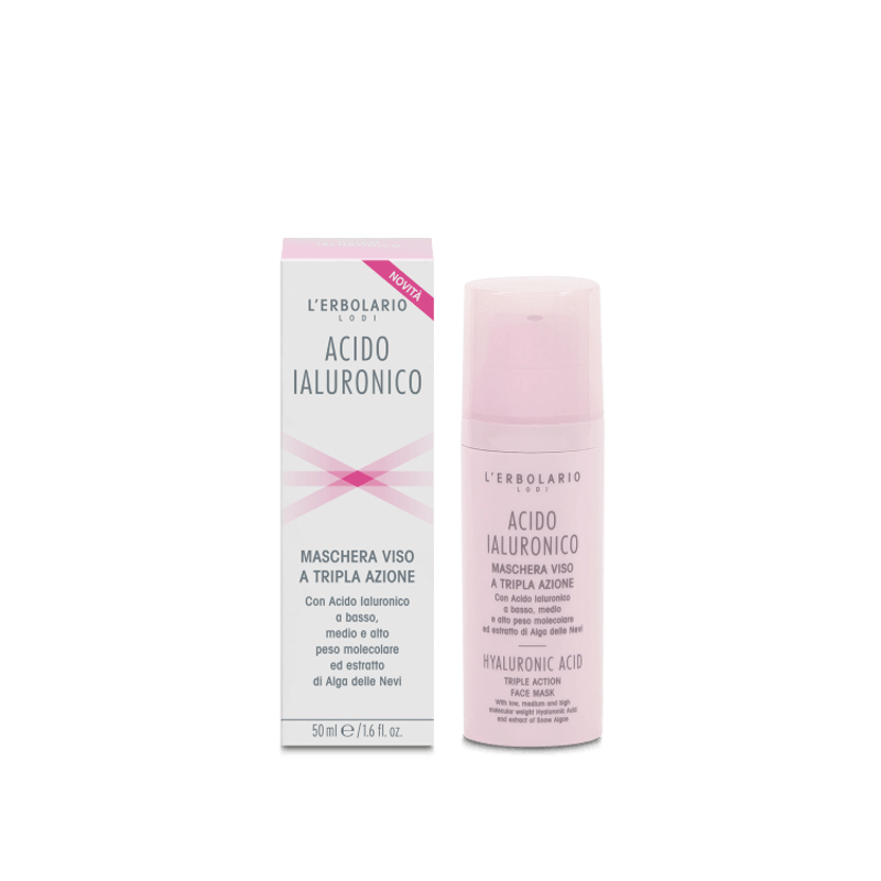 confezione di L’Erbolario Acido Ialuronico Maschera Viso Confezione 50ml confezione di L’Erbolario Acido Ialuronico Maschera Viso Confezione 50ml