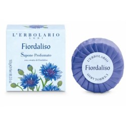 confezione di L’Erbolario Fiordaliso Sapone Profumato Saponetta Confezione 100 Gr confezione di L’Erbolario Fiordaliso Sapone Profumato Saponetta Confezione 100 Gr