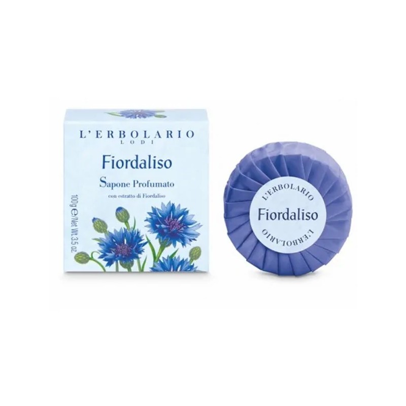 confezione di L’Erbolario Fiordaliso Sapone Profumato Saponetta Confezione 100 Gr confezione di L’Erbolario Fiordaliso Sapone Profumato Saponetta Confezione 100 Gr
