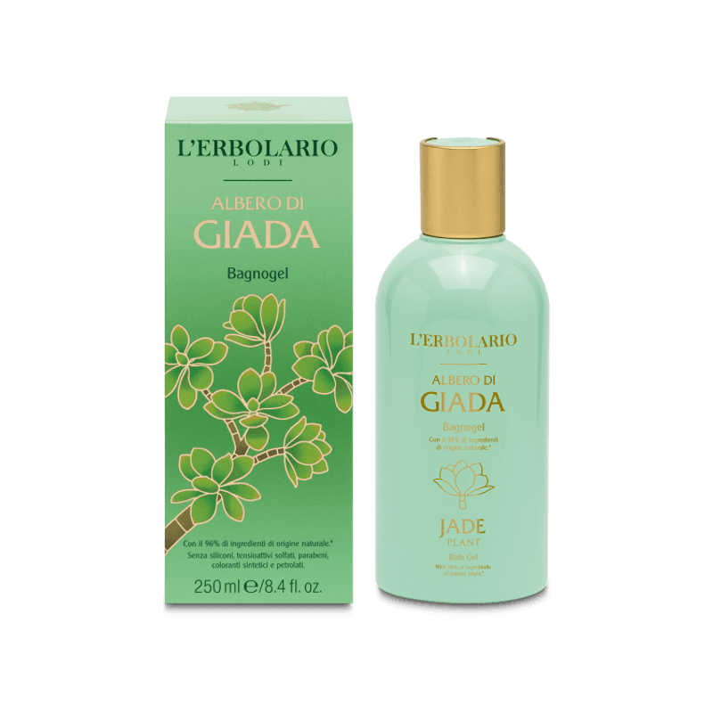 confezione di L’Erbolario Albero Di Giada Bagnogel Confezione 250ml