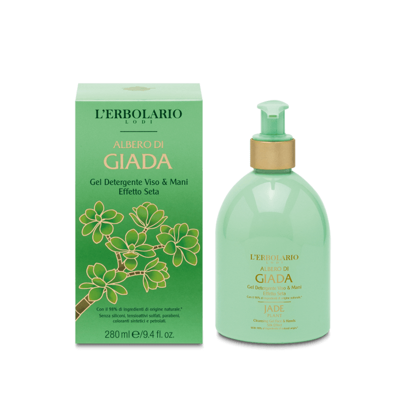 confezione di L’Erbolario Albero Di Giada Gel Detergente Viso E Mani Confezione 280ml confezione di L’Erbolario Albero Di Giada Gel Detergente Viso E Mani Confezione 280ml