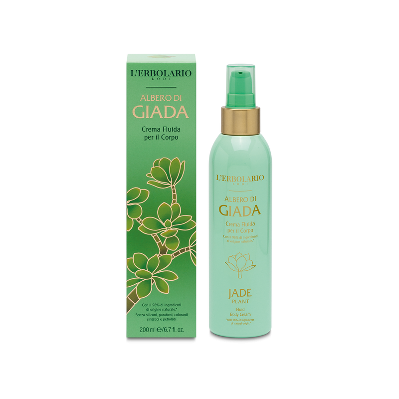 confezione di L’Erbolario Albero Di Giada Crema Fluida Corpo Confezione 200ml confezione di L’Erbolario Albero Di Giada Crema Fluida Corpo Confezione 200ml