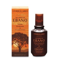 confezione di L’Erbolario Accordo Ebano Lozione Deodorante Confezione 100ml confezione di L’Erbolario Accordo Ebano Lozione Deodorante Confezione 100ml