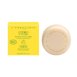 confezione di L'Erbolario Cedro di Calabria Shampoo Doccia Solido 60 g