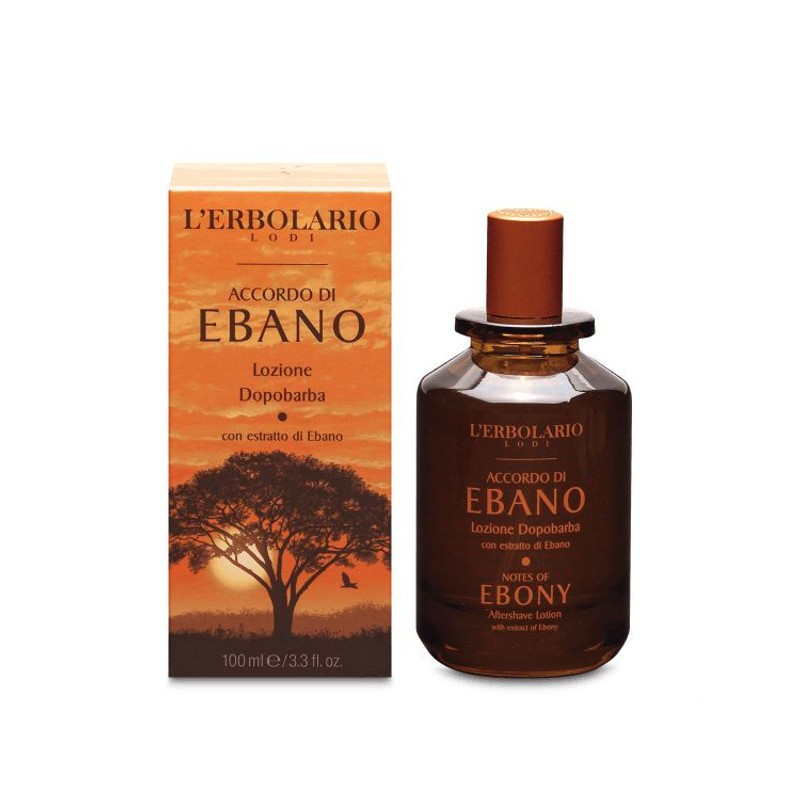 confezione di L’Erbolario Accordo Ebano Lozione Dopobarba Confezione 100ml confezione di L’Erbolario Accordo Ebano Lozione Dopobarba Confezione 100ml