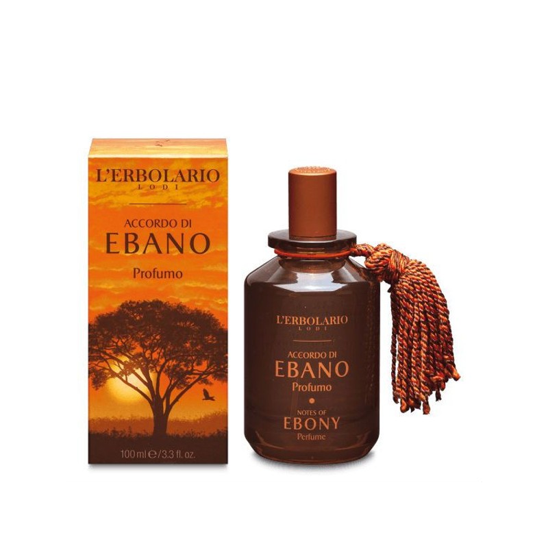 confezione di L’Erbolario Accordo Ebano Profumo Nappina Confezione 100ml