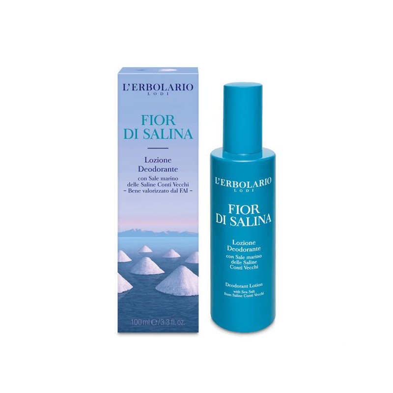 confezione di L’Erbolario Fior Salina Deodorante Confezione 100ml