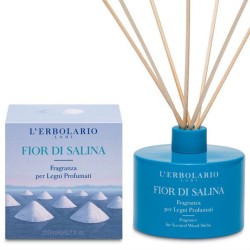 confezione di L’Erbolario Fior Salina Fragranza Legni Profumati Confezione 200ml confezione di L’Erbolario Fior Salina Fragranza Legni Profumati Confezione 200ml
