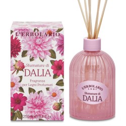 confezione di L’Erbolario Sfumature Dalia Fragranza Legni Profumati Confezione 200ml confezione di L’Erbolario Sfumature Dalia Fragranza Legni Profumati Confezione 200ml