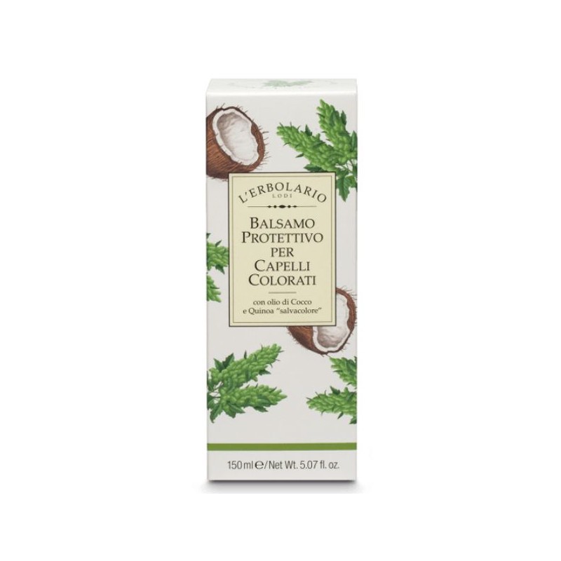 confezione di L’Erbolario Balsamo Protettivo Capelli Colorati Confezione 150ml confezione di L’Erbolario Balsamo Protettivo Capelli Colorati Confezione 150ml
