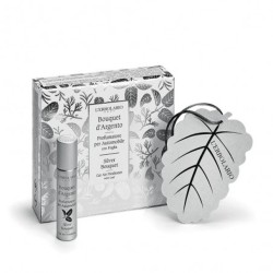 confezione di L’Erbolario Bouquet D'Argento Profumatore Per Automobili Con Foglia Confezione 10ml confezione di L’Erbolario Bouquet D'Argento Profumatore Per Automobili Con Foglia Confezione 10ml