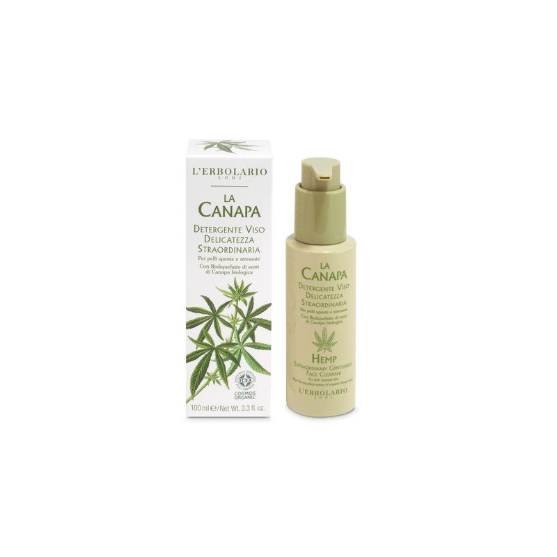 confezione di L’Erbolario La Canapa Detergente Viso Confezione 100ml confezione di L’Erbolario La Canapa Detergente Viso Confezione 100ml