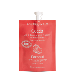 confezione di L’Erbolario Cocco Olio Corpo Viso Capelli Confezione 50ml