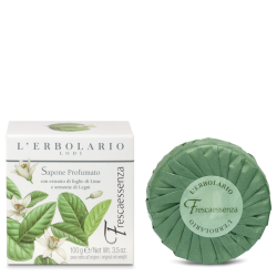 confezione di L’Erbolario Frescaessenza Sapone Profumato Confezione 100 Gr confezione di L’Erbolario Frescaessenza Sapone Profumato Confezione 100 Gr