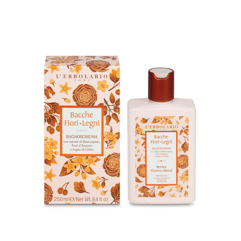 confezione di confezione di L’Erbolario Bacche Fiori Legni Bagnoschiuma Confezione 250ml confezione di confezione di L’Erbolario Bacche Fiori Legni Bagnoschiuma Confezione 250ml