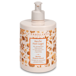 confezione di confezione di L’Erbolario Bacche Fiori Legni Detergente Viso & Mani Confezione 500ml