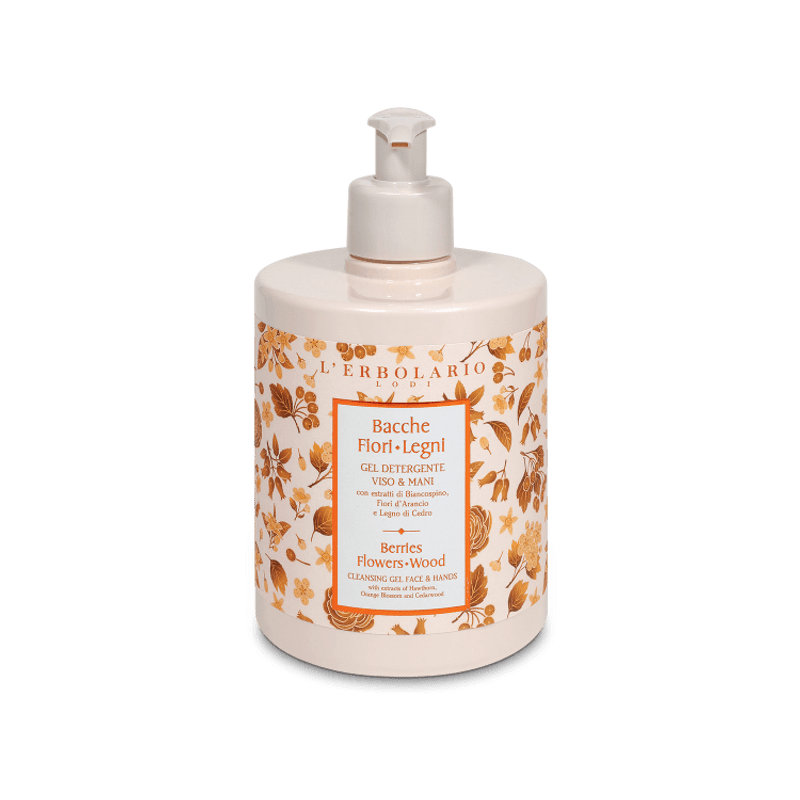 confezione di confezione di L’Erbolario Bacche Fiori Legni Detergente Viso & Mani Confezione 500ml confezione di confezione di L’Erbolario Bacche Fiori Legni Detergente Viso & Mani Confezione 500ml