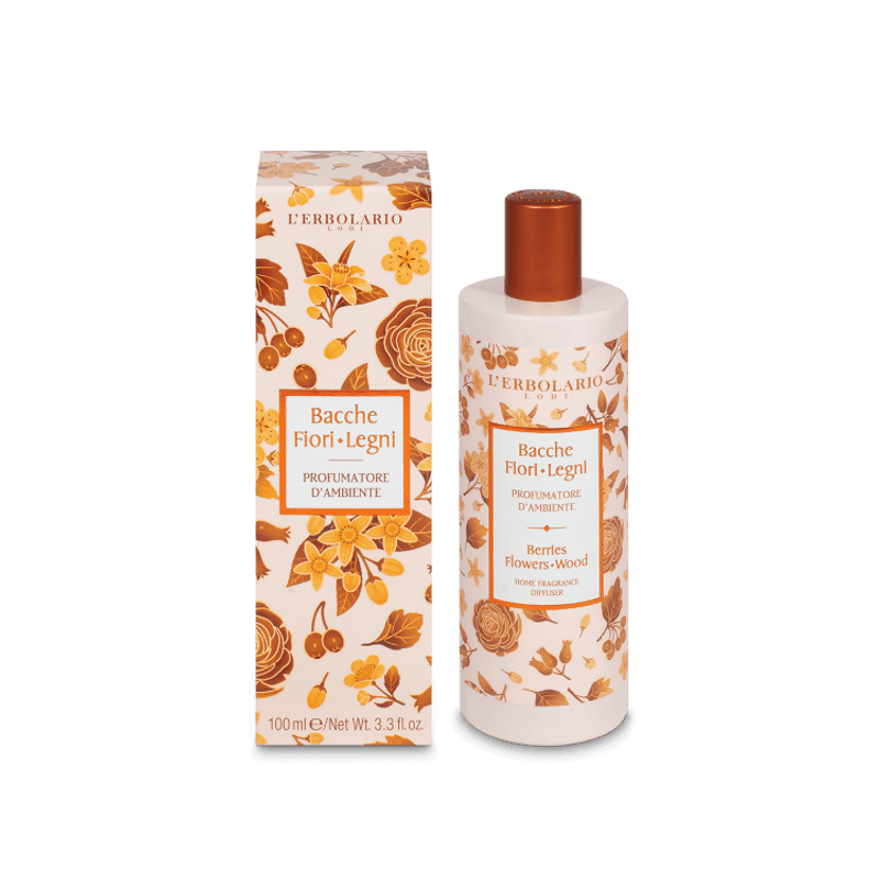confezione di confezione di L’Erbolario Bacche Fiori Legni Profumatore D'Ambiente Confezione 100ml confezione di confezione di L’Erbolario Bacche Fiori Legni Profumatore D'Ambiente Confezione 100ml