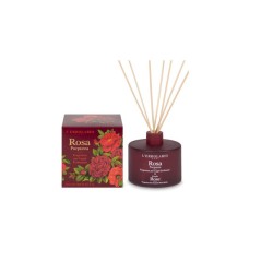 confezione di L’Erbolario Rosa Purpurea Fragranza Per Legni Profumati Confezione 200ml