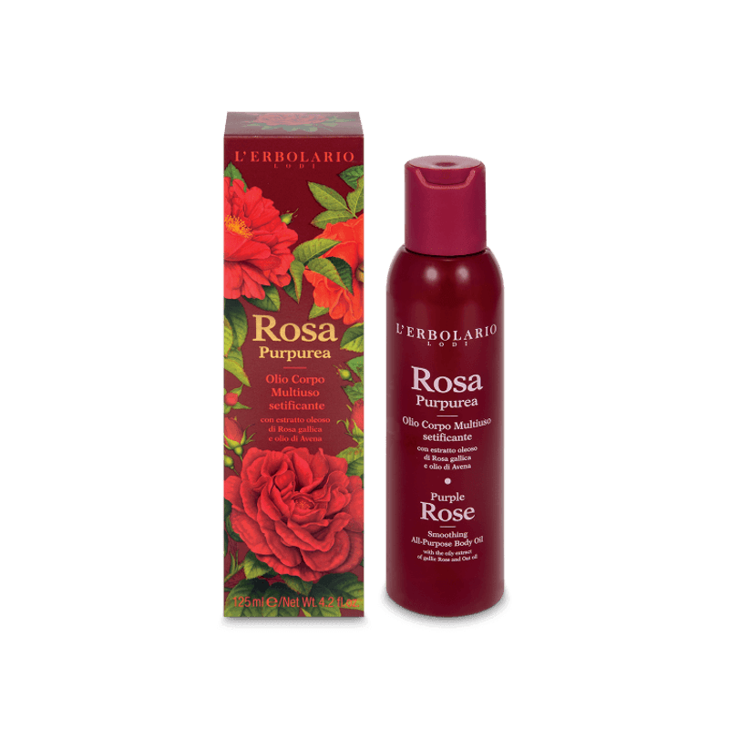 confezione di confezione di L’Erbolario – Rosa Purpurea Olio Corpo Multiuso Confezione 125ml confezione di confezione di L’Erbolario – Rosa Purpurea Olio Corpo Multiuso Confezione 125ml