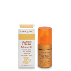 confezione di L’Erbolario Vitamina C & Oro 24K Contorno Occhi Confezione 15ml confezione di L’Erbolario Vitamina C & Oro 24K Contorno Occhi Confezione 15ml