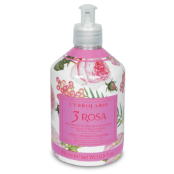 confezione di L’Erbolario 3 Rosa Detergente Mani & Corpo Confezione 490ml confezione di L’Erbolario 3 Rosa Detergente Mani & Corpo Confezione 490ml