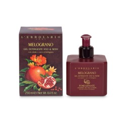 confezione di L’Erbolario Melograno Gel Detergente Viso e Mani Confezione 250ml