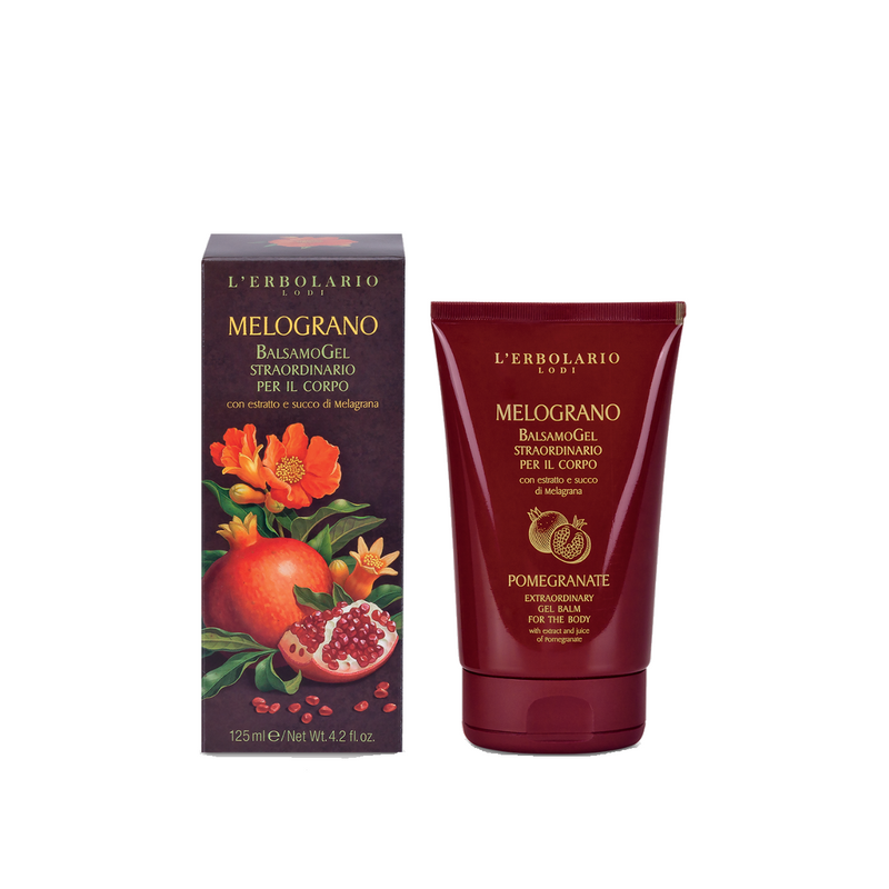confezione di L’Erbolario Melograno Balsamo Gel Corpo Confezione 125ml confezione di L’Erbolario Melograno Balsamo Gel Corpo Confezione 125ml