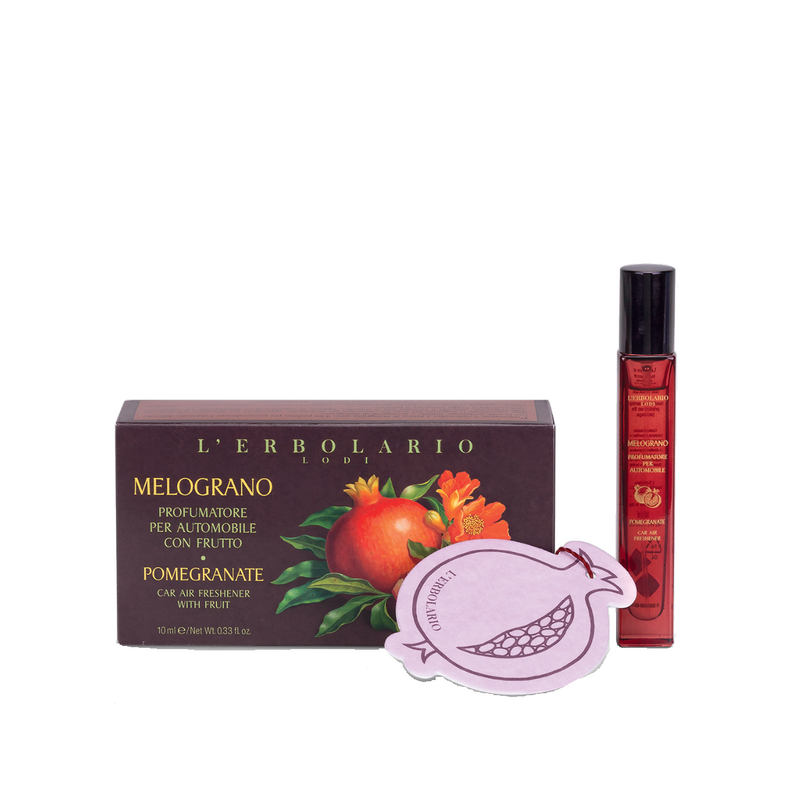 confezione di L’Erbolario Melograno Profumatore Per Automobile Confezione 10ml confezione di L’Erbolario Melograno Profumatore Per Automobile Confezione 10ml