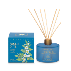 confezione di L’Erbolario Foglie Di Tè Fragranza Legni Profumati Confezione 200ml