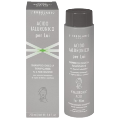 confezione di L’Erbolario Acido Ialuronico Per Lui Shampoo Doccia  Uomo Confezione 250ml