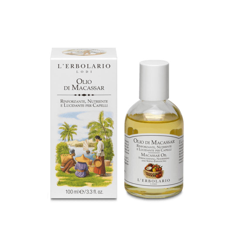 confezione di L’Erbolario Olio Di Macassar Confezione 100ml confezione di L’Erbolario Olio Di Macassar Confezione 100ml