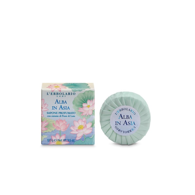 confezione di L’Erbolario Alba In Asia Sapone Confezione 100 Gr confezione di L’Erbolario Alba In Asia Sapone Confezione 100 Gr