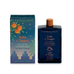confezione di L’Erbolario Notte a Tangeri Tocco di Seta Olio da Massaggio Confezione 100ml confezione di L’Erbolario Notte a Tangeri Tocco di Seta Olio da Massaggio Confezione 100ml