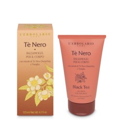 confezione di L’Erbolario Tè Nero Balsamo Gel Corpo  Confezione 125ml