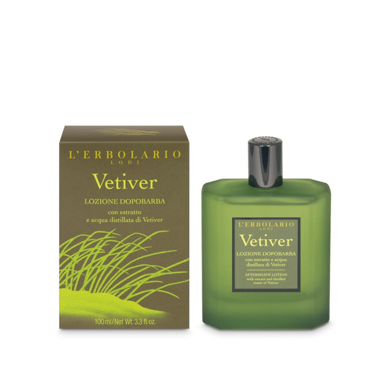 confezione di L’Erbolario Vetiver Lozione Dopo Barba Confezione 100ml confezione di L’Erbolario Vetiver Lozione Dopo Barba Confezione 100ml