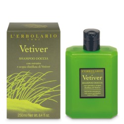 confezione di L’Erbolario Vetiver Shampoo Doccia Confezione 250ml