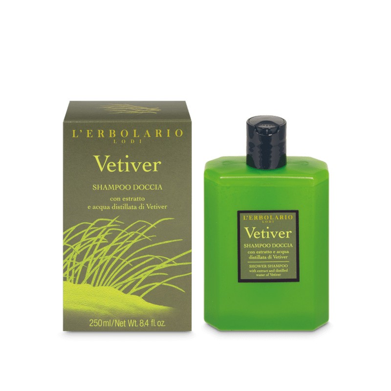 confezione di L’Erbolario Vetiver Shampoo Doccia Confezione 250ml confezione di L’Erbolario Vetiver Shampoo Doccia Confezione 250ml