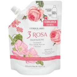 ricarica L'Erbolario 3 Rosa Bagnoschiuma per il Corpo 500ml ricarica L'Erbolario 3 Rosa Bagnoschiuma per il Corpo 500ml