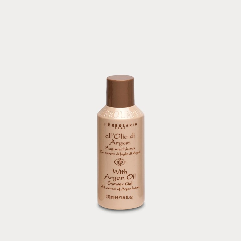 Formato di L'Erbolario Olio di Argan Bagnoschiuma Minitaglia Idratante 50 ml Formato di L'Erbolario Olio di Argan Bagnoschiuma Minitaglia Idratante 50 ml