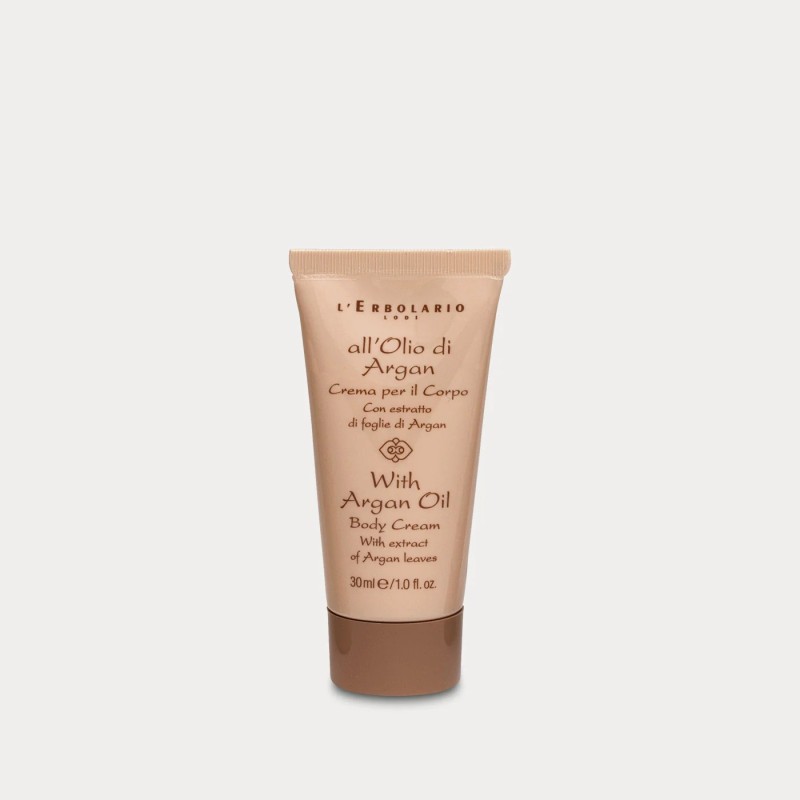 Formato di L'Erbolario Crema Corpo Idratante Olio di Argan Minitaglia 30 ml Formato di L'Erbolario Crema Corpo Idratante Olio di Argan Minitaglia 30 ml