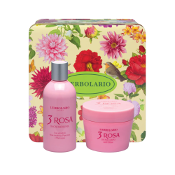 confezione di L'Erbolario 3 Rosa Segreti di Bellezza Bagnoschiuma 250ml + Crema Corpo 200ml confezione di L'Erbolario 3 Rosa Segreti di Bellezza Bagnoschiuma 250ml + Crema Corpo 200ml
