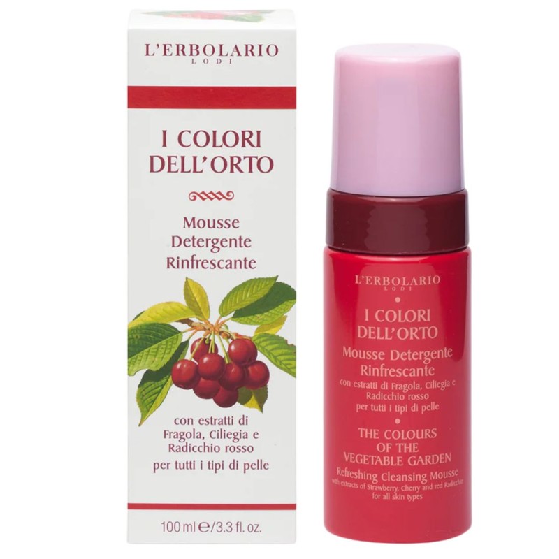 confezione di L'Erbolario I Colori dell'Orto Mousse Detergente Rinfrescante 100ml confezione di L'Erbolario I Colori dell'Orto Mousse Detergente Rinfrescante 100ml