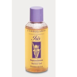 Formato di L'Erbolario Iris Bagoschiuma Fragranza Inebriante e Delicata Minitaglia 50 ml